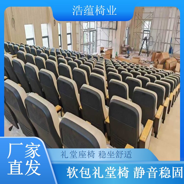 影院级软包礼堂椅 大型会议室座椅 沉浸式体验 浩蕴椅业