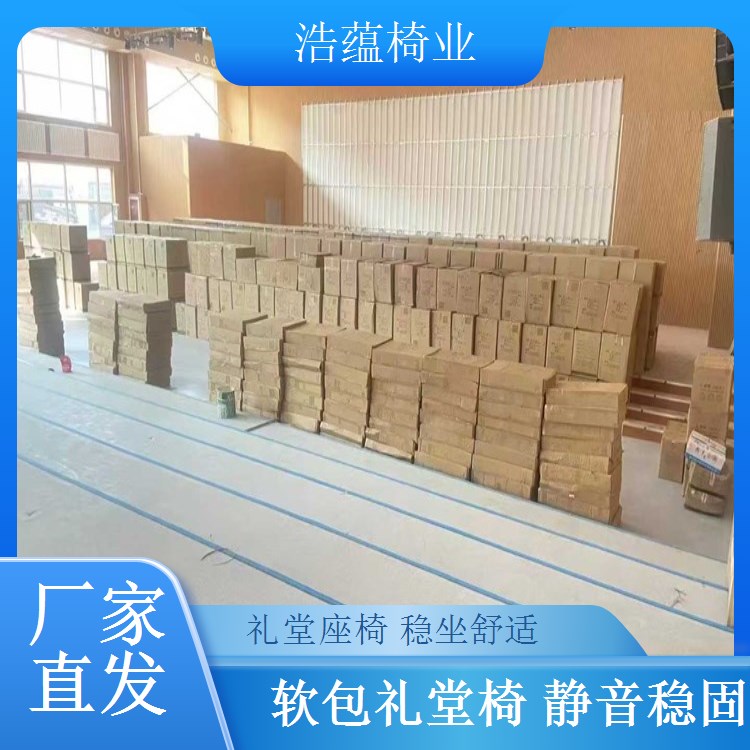 礼堂椅生产厂家 大型会议室联排座椅 源头直供 浩蕴椅业