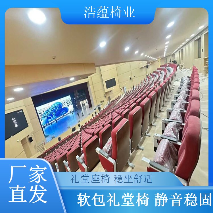 阶梯式礼堂椅 大型会议室座椅 视野开阔 浩蕴椅业