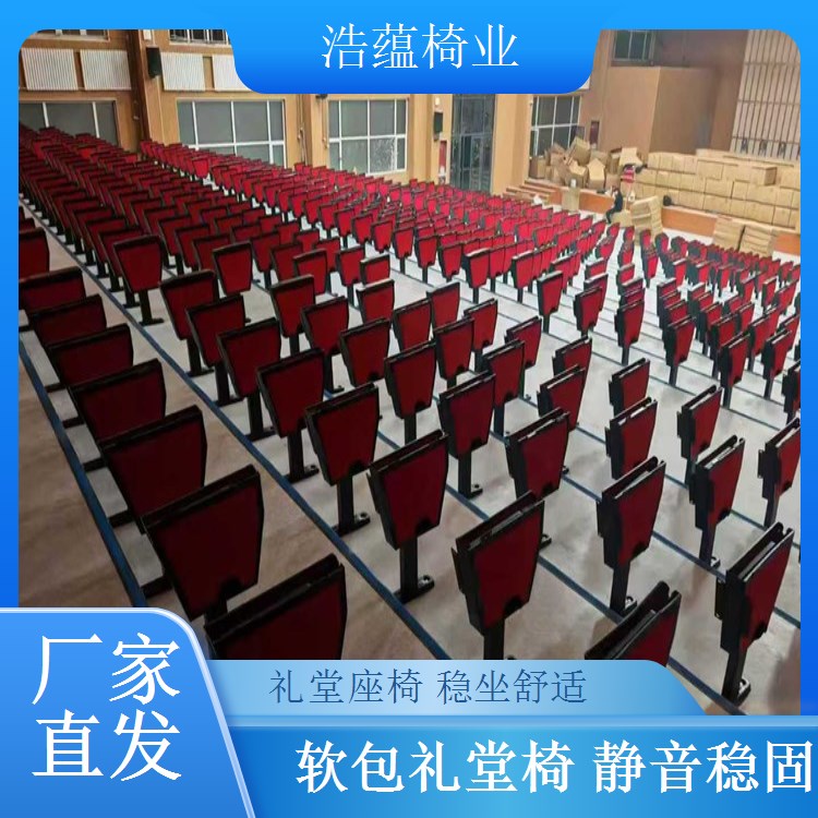 礼堂椅颜色定制 大型会议室座椅 按需配色 浩蕴椅业