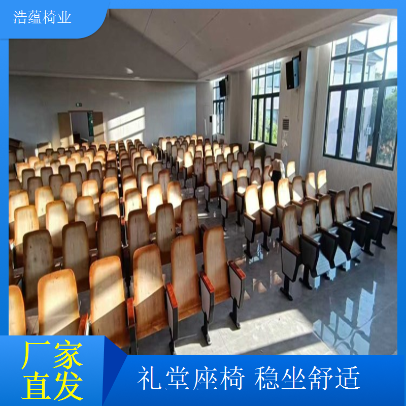 高校学术报告厅礼堂椅 大型会议室座椅 舒适耐用 浩蕴椅业