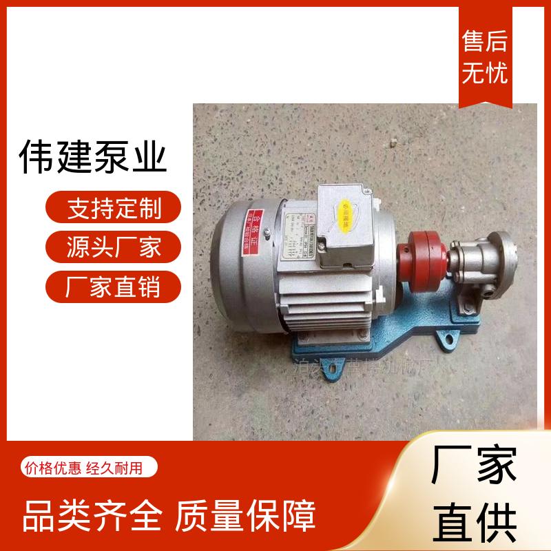 伟建供应 鲅鱼馅灌装泵 高粘度输送 便捷清洁功能