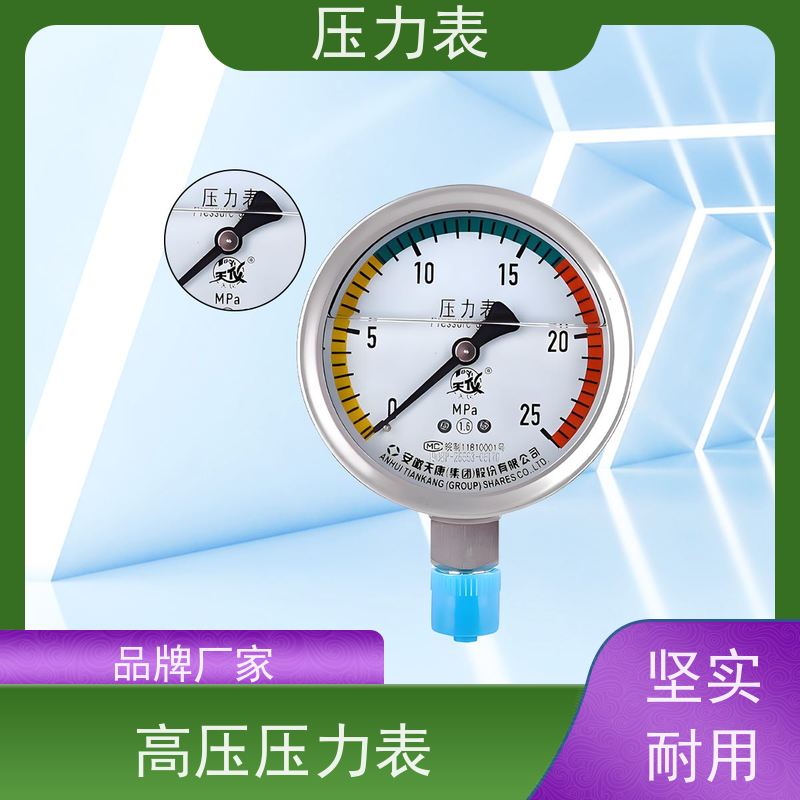 天康 精度压力表 公称直径 60mm 批发 源头厂家 质量保障