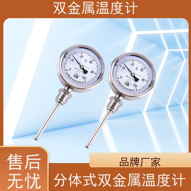 天康 wssn双金属温度计 固定式安装 品牌厂家 经久耐用