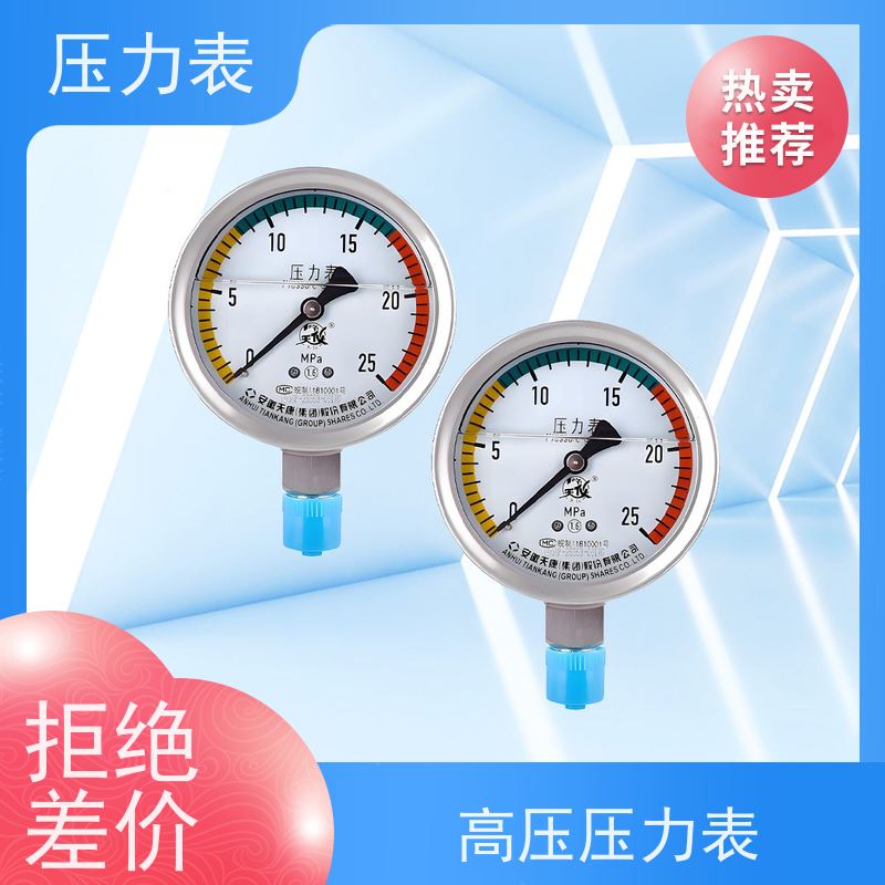 天康 弹性式压力表 公称直径 60mm 批发 源头厂家 质量保障