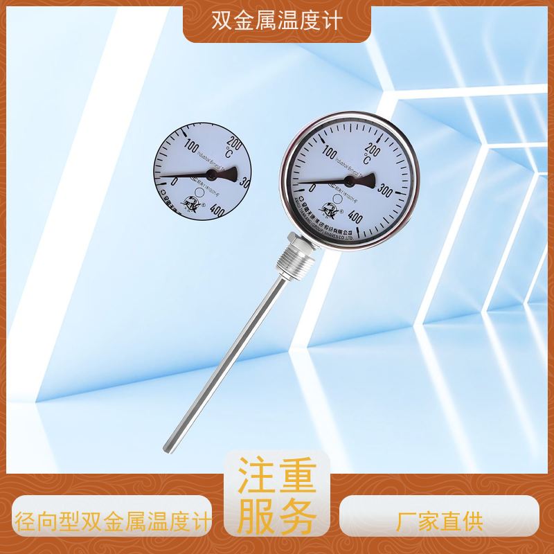 天康 wss系列双金属温度计 固定式安装 品牌厂家 经久耐用