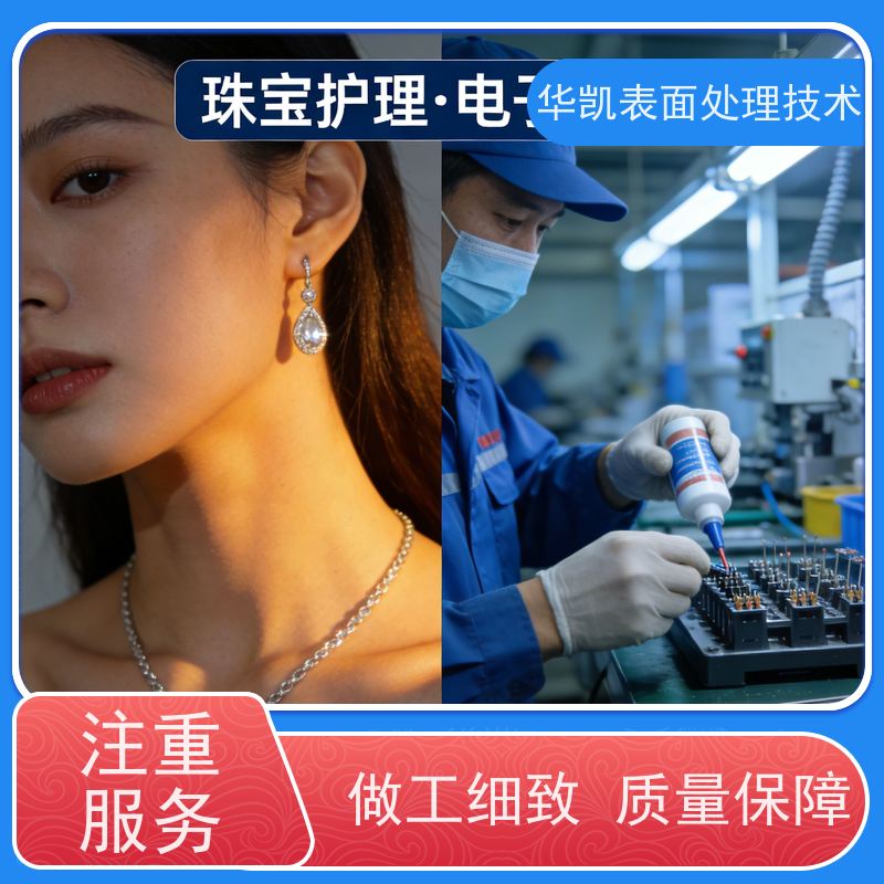 华凯表面处理 佩戴3个月仍光亮 银保护剂 抗盐雾500小时