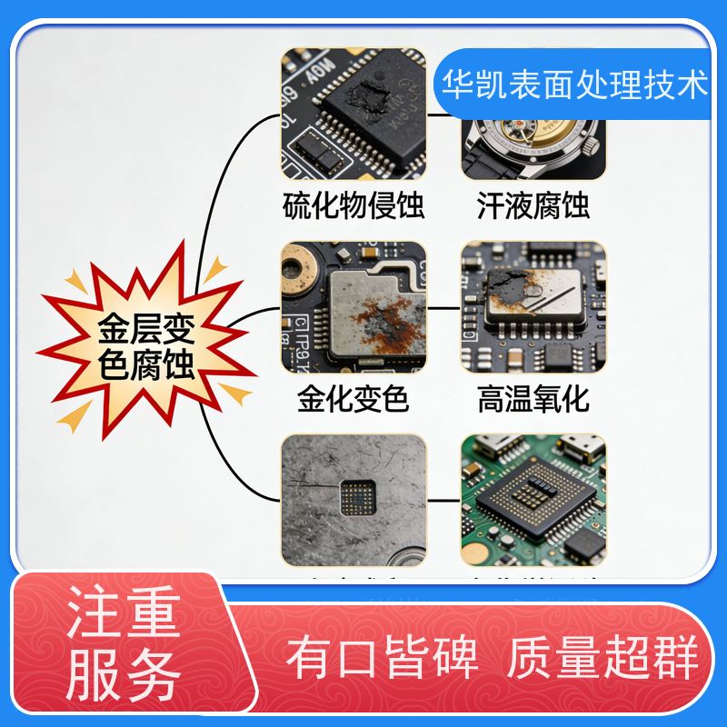 华凯表面处理技术 珠宝店同款养护 防潮防硫化 金保护剂