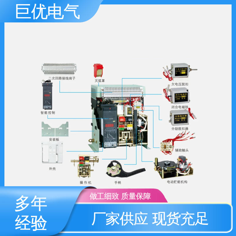 可靠的保护与控制技术 抽屉式断路器 RMW1 巨优电气