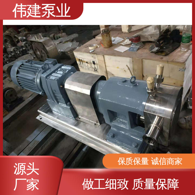 鲅鱼馅灌装机 便捷清洁功能 高粘度输送 伟建生产