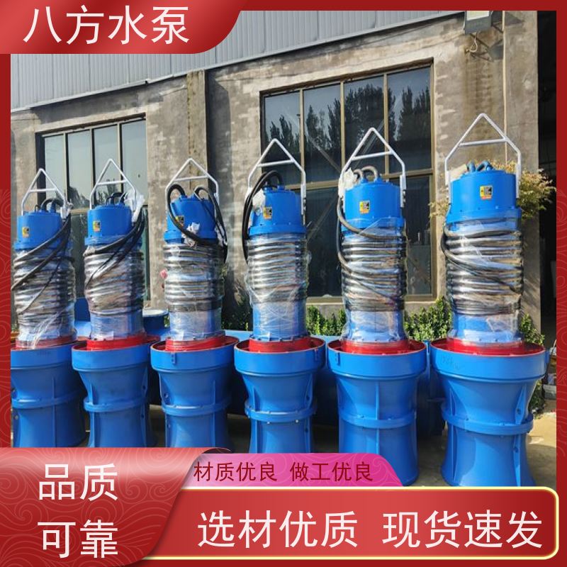 八方水泵 固定式泵站安装 长期排水 不锈钢浮筒泵