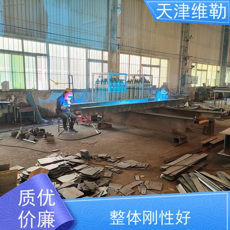 天 津维勒 钢结构仓库 加气站罩棚 加工成型方便