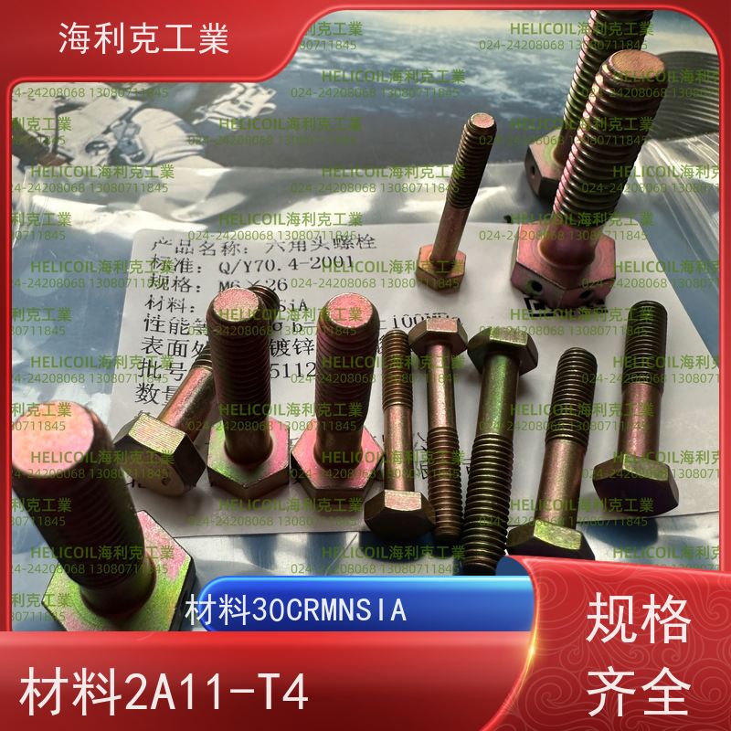 海利克工業 Q/Y71.1~71.7—2001 小六角头螺栓 2B11 M4M5
