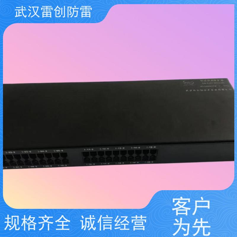 产品质量保证 19英寸机架式 网络信号避雷器 雷创 