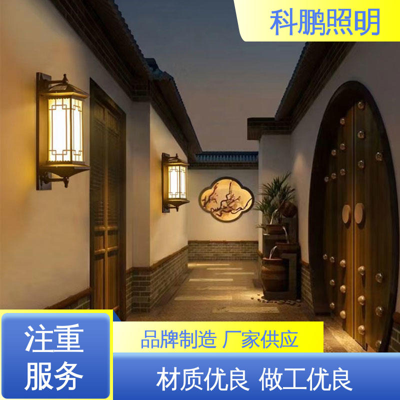 不占据地面空间 透光性好超长寿命 道路太阳能壁灯 塑粉工艺 科鹏照明