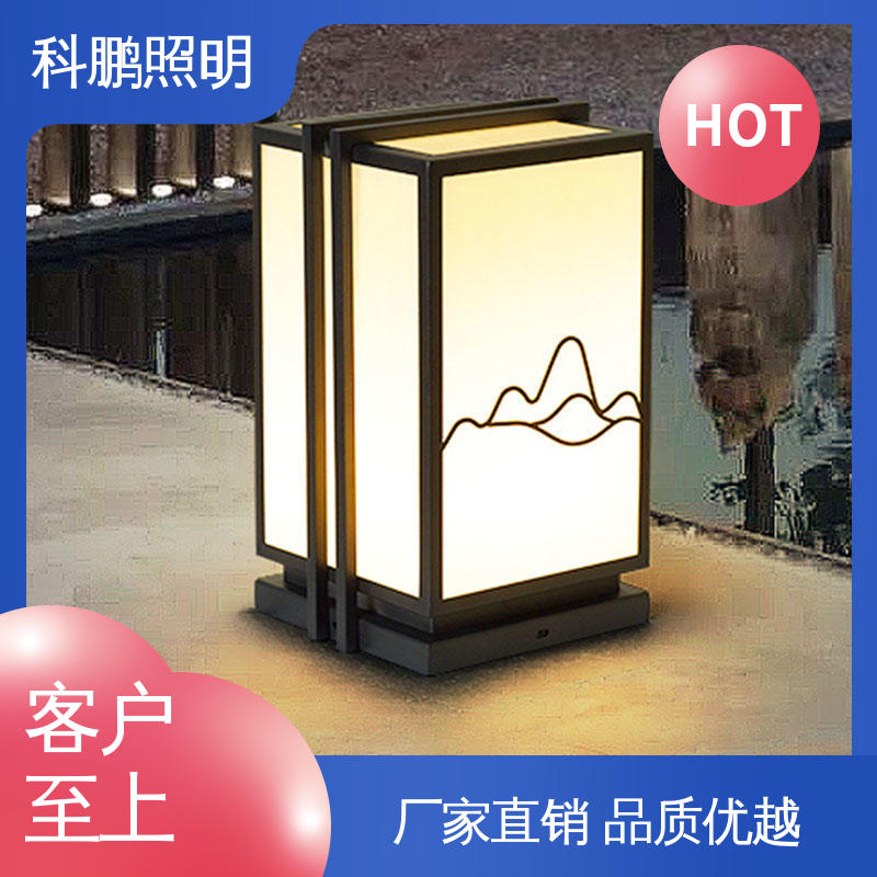 庭院太阳能壁灯 透光率高可调光性 塑粉工艺 不占据地面空间 科鹏照明
