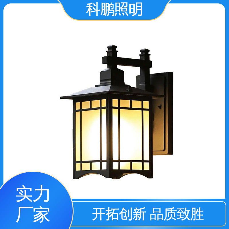 无频闪无汞 仿古壁灯 不占据地面空间 塑粉工艺 科鹏照明