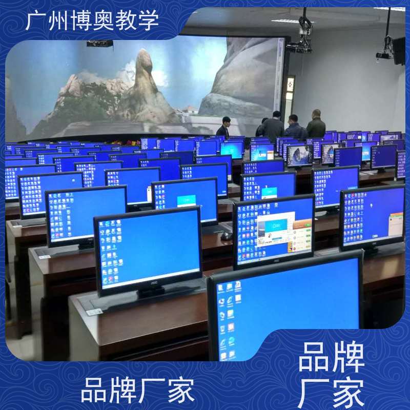 BEAO品牌弧形屏一体机升降器铝黑拉丝面板生产厂家