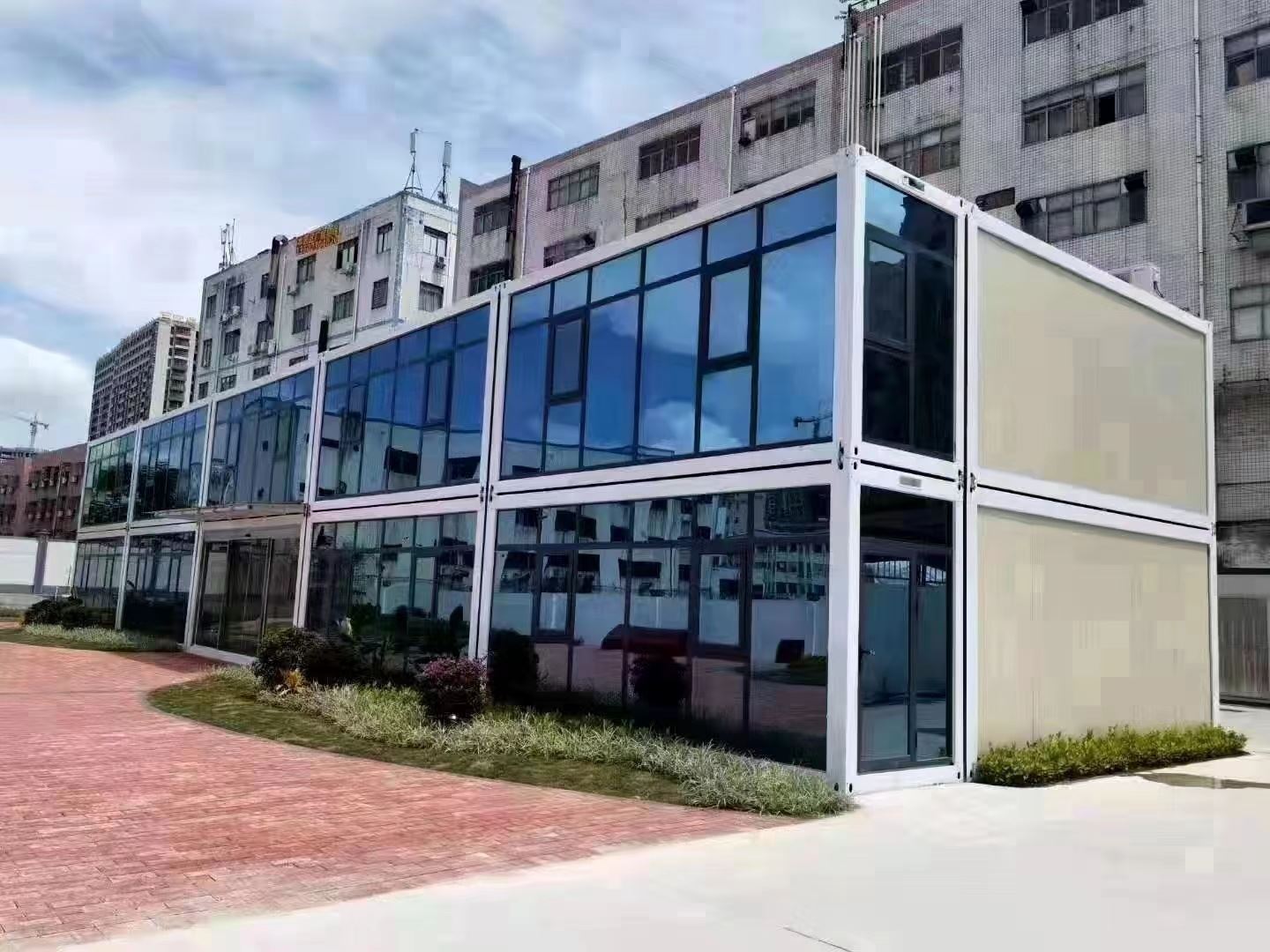 弘久建筑 移动打包箱房 集装箱活动房 构造平稳 保温防风雨