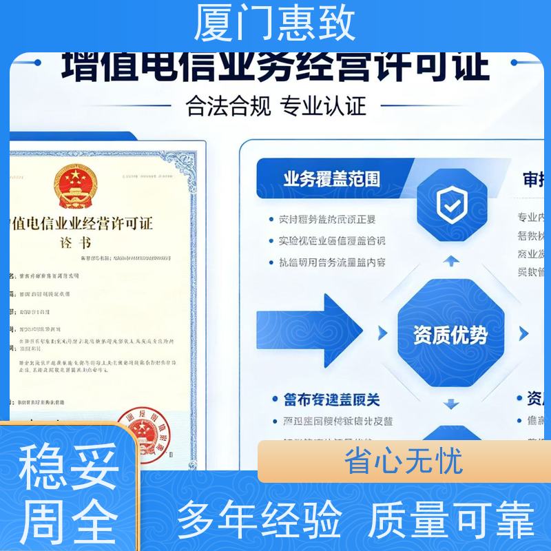 经营性网站资质 一站搞定 厦门惠致企服 全程无忧
