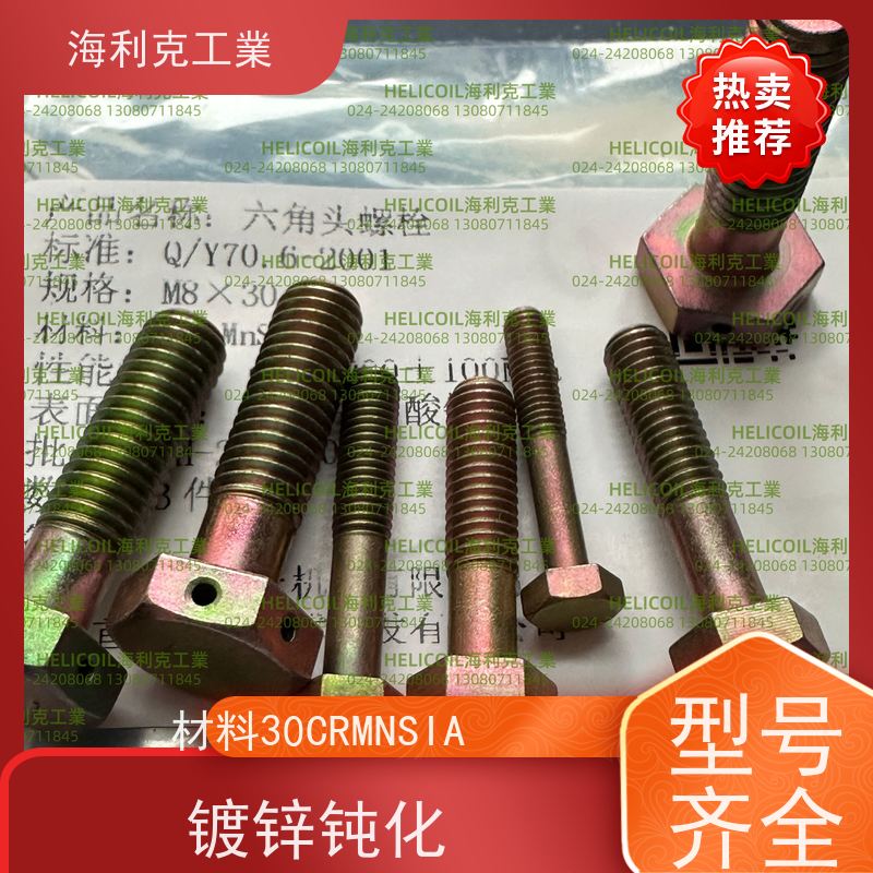 海利克精工制造 Q/Y70.16-2001 六角头螺栓 45# M3M10