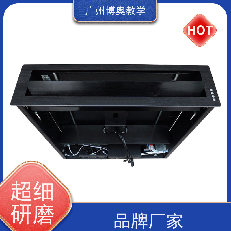 BEAO品牌智能液晶屏升降器铝拉丝银面板厂家定制
