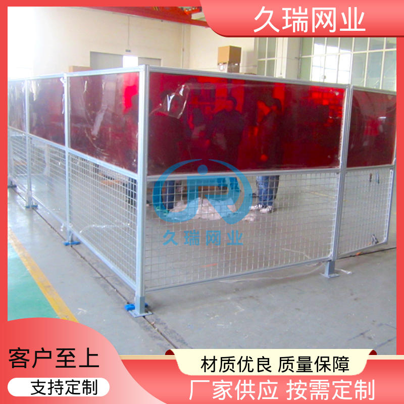 久瑞网业 透光性强 加厚镀锌钢板 建筑工地用 车间隔离板