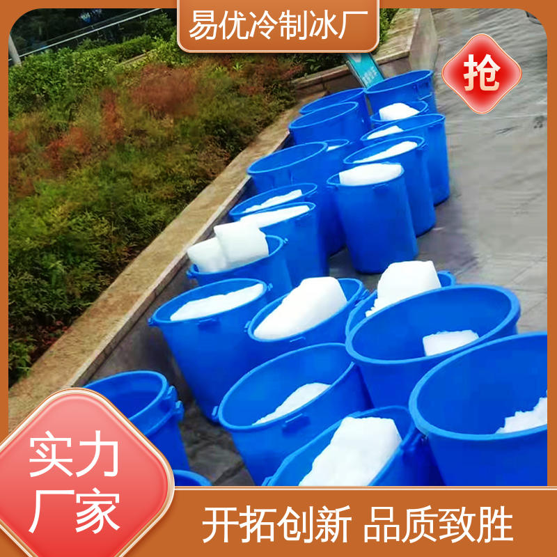 海鲜市场控温保鲜 50 公斤冰块 易优冷厂家配送上门
