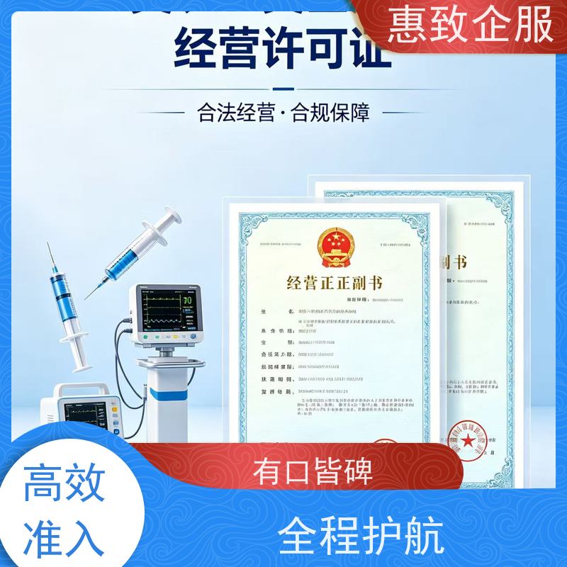 医械制度文件完善 资质准入 惠致企服 全程无忧