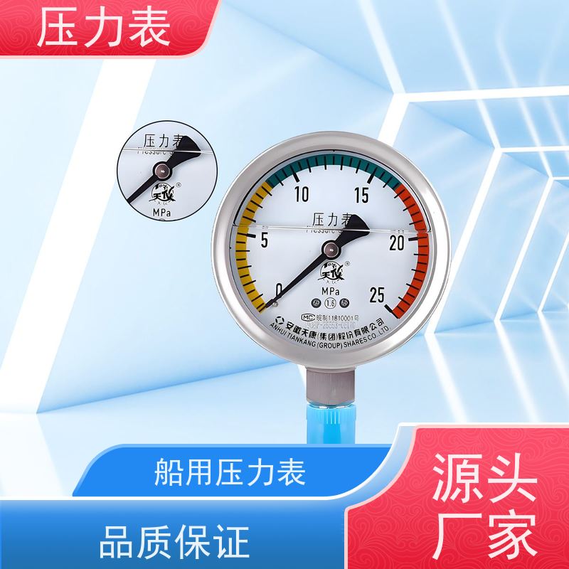天康 氢 气压力表 环境温度 100℃ 批发 实力厂家 品质优越