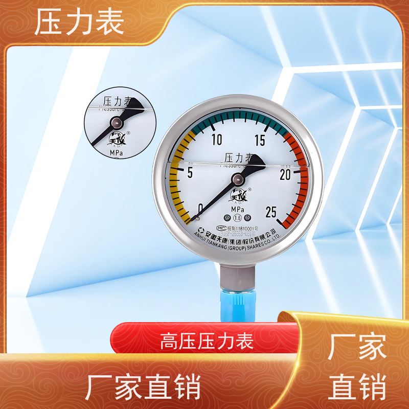 天康 电压力表 环境温度 100℃ 批发 厂家制造 品类齐全
