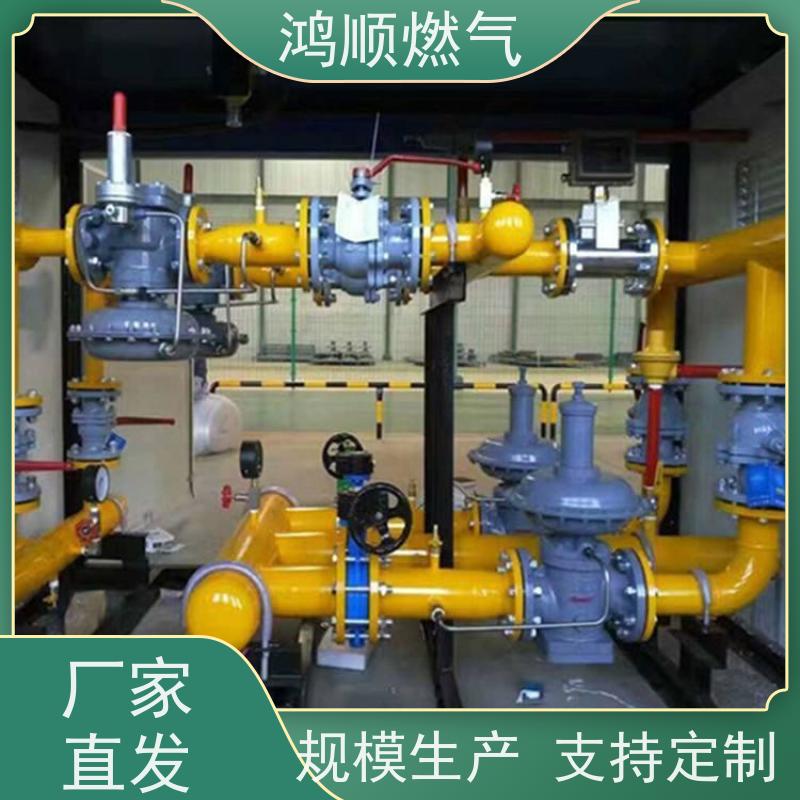 鸿顺 厂家 燃气调压计量撬 占地小安装方便 按需定制