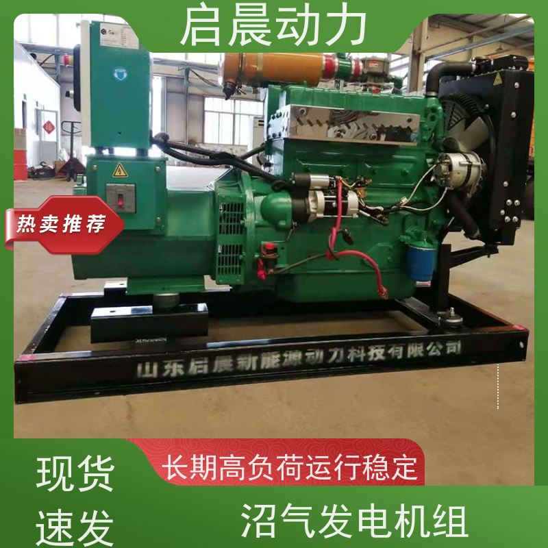 启晨动力 20kw 餐厨垃圾沼 气发电机组 散热好 自动化程度高