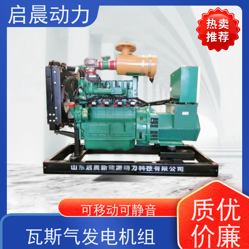 启晨动力 20kw 石油伴生气发电机 使用灵活 可移动可静音