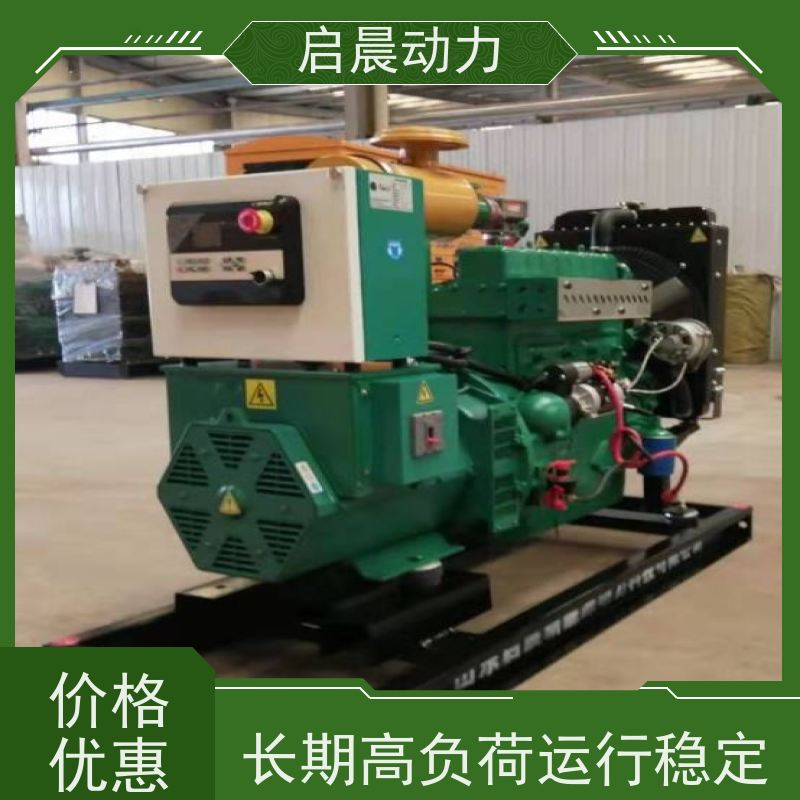 启晨动力 20kw 餐厨垃圾沼 气发电机组 启动快 夜间运行不扰民