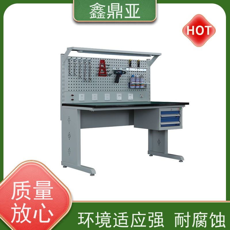 鑫鼎亚 W1800*D750*H1250 带灯电子装配操作台 耐磨耐压 防酸碱腐蚀