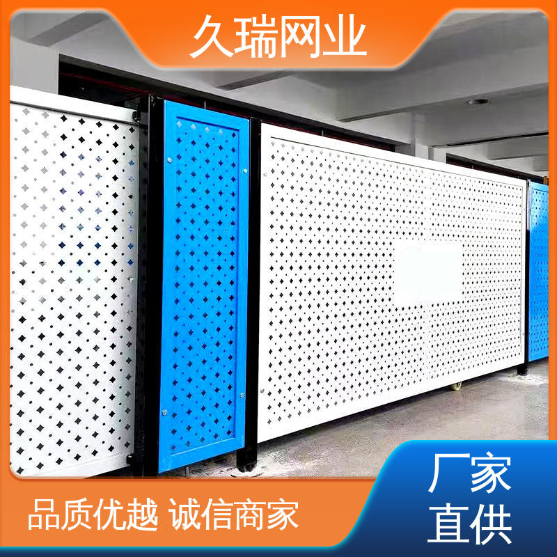 久瑞网业 适用于公路 稳定牢固 logo板仓库隔离网 加粗加厚立柱