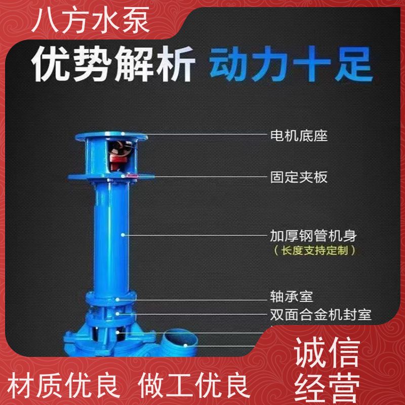 八方水泵 港口疏浚抽沙 深水抽吸 YZ立式泥浆泵