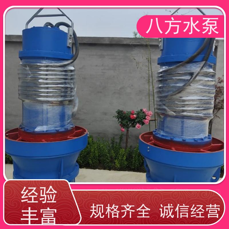 八方水泵 斜拉式 河道疏浚配套 深水抽吸 卧式潜水轴流泵
