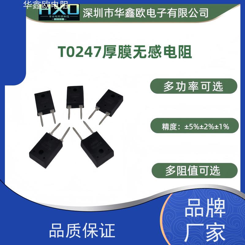 华鑫欧原厂 T0247大功率型无感电阻100W 缓冲电路器