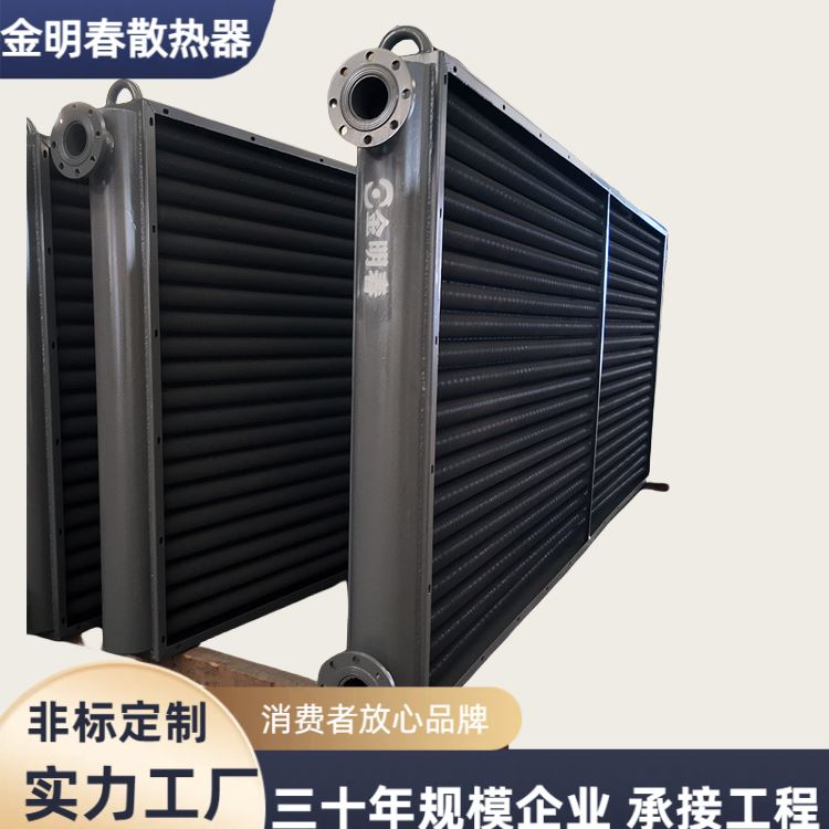 金明春 厂家 烟气余热翅片管式换热器 重量轻易运输 交付时间短