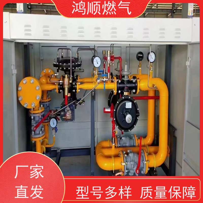 鸿顺 厂家 燃气调压计量撬 运行稳定易维护 规格齐全