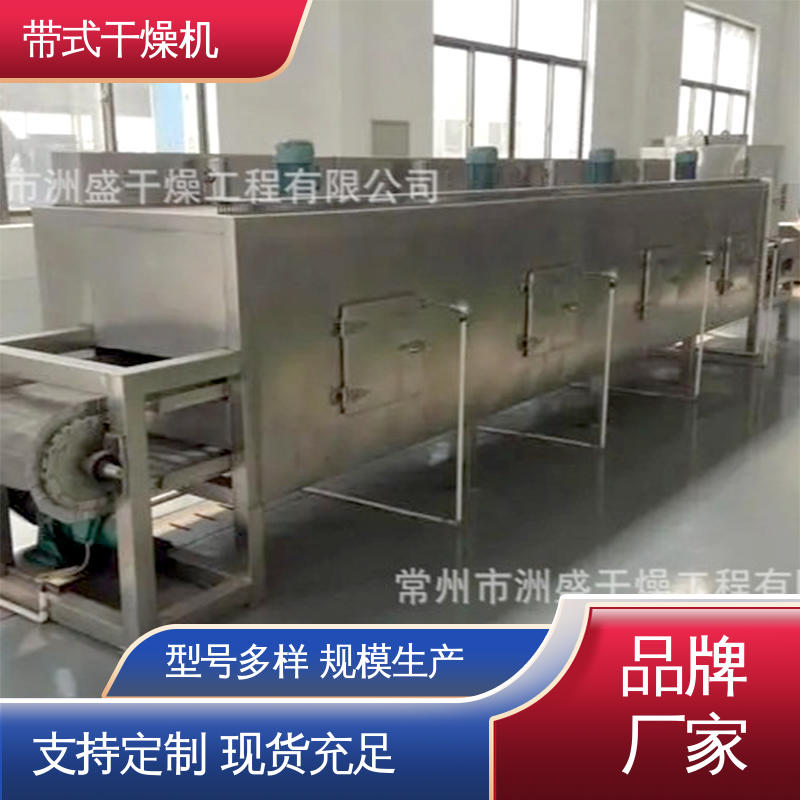 洲盛 适用于脱水蔬菜 带式干燥机 大规模连续生产 
