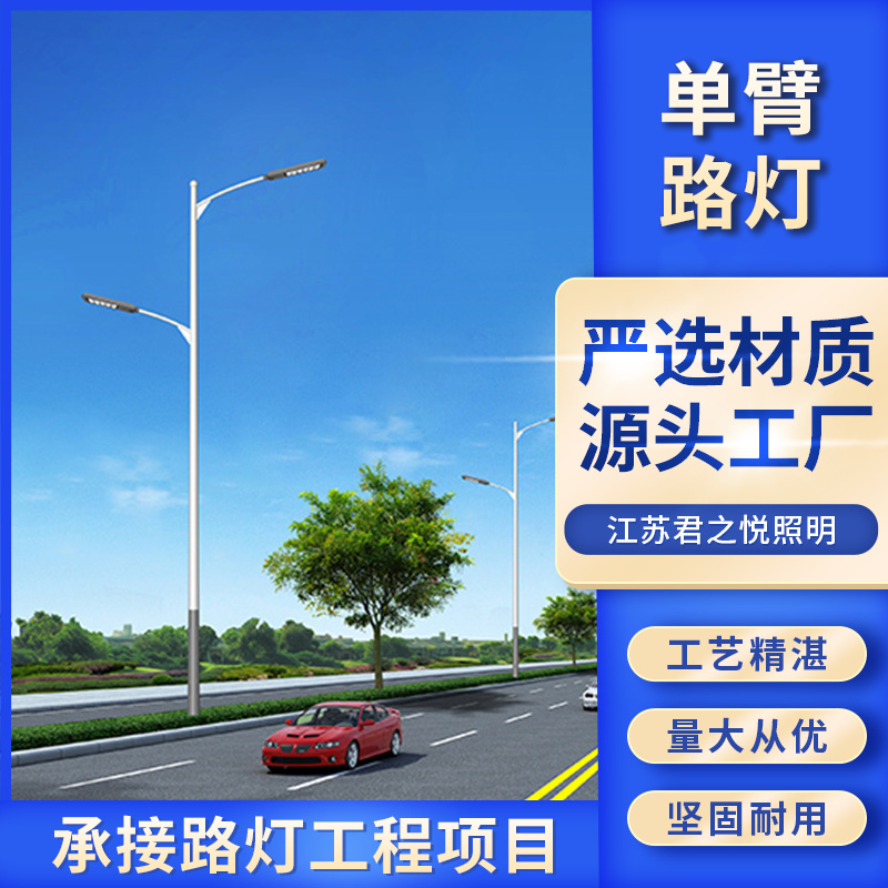 独特的光学和散热结构设计 单臂路灯 匠心优选 君之悦