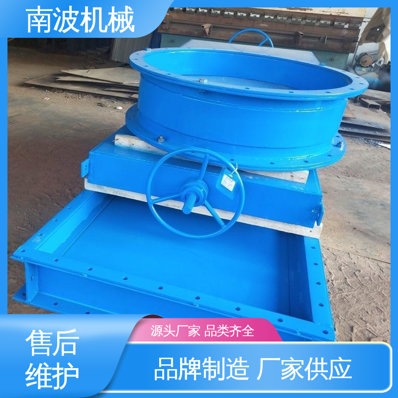 电动不锈钢烟道挡板门 防卡涩导向槽 抗硫腐蚀 可拆卸式密封片 南波
