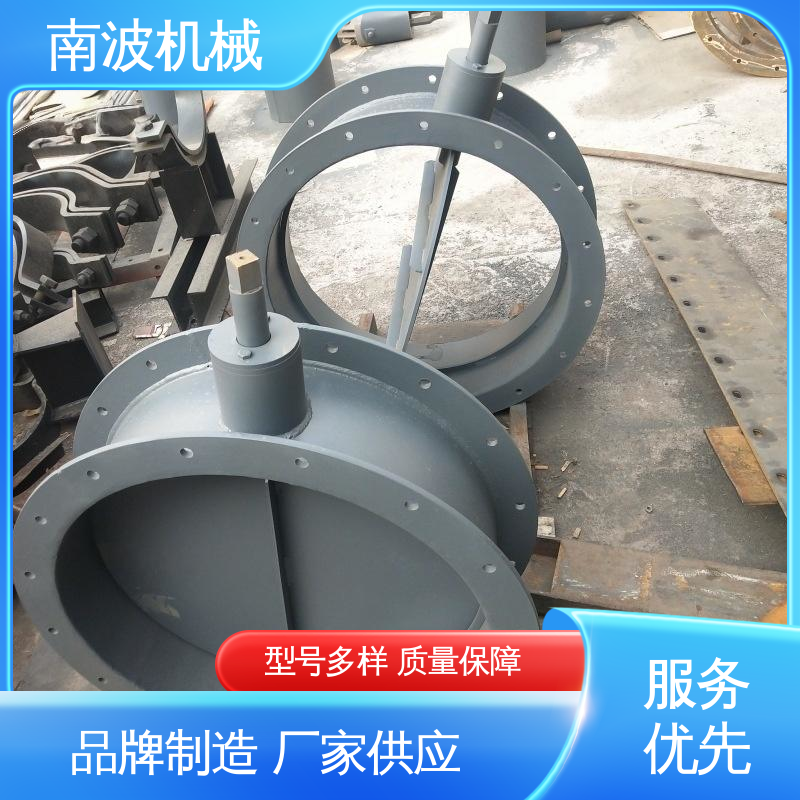 电动不锈钢烟道挡板门 防卡涩导向槽 抗硫腐蚀 可拆卸式密封片 南波