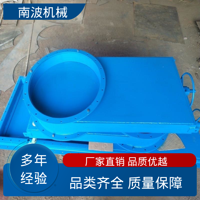 电动不锈钢烟道挡板门 防卡涩导向槽 抗硫腐蚀 可拆卸式密封片 南波