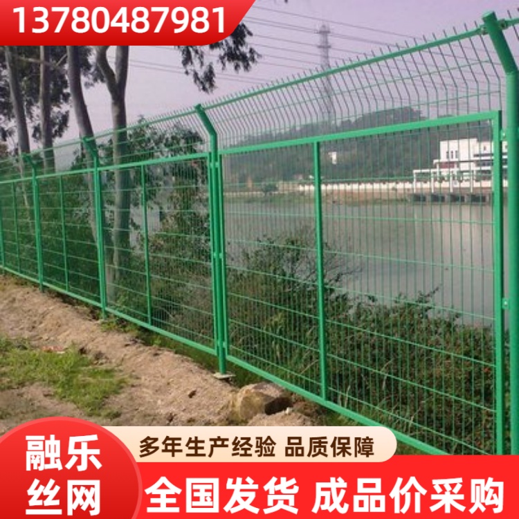 融乐 边框护栏网 60 圆管立柱 浸塑防腐处理 拆装简单易维护