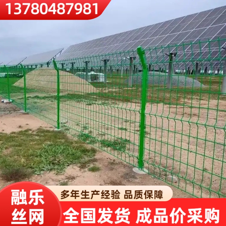 融乐 边框护栏网 60 圆管立柱 浸塑防腐处理 拆装简单易维护