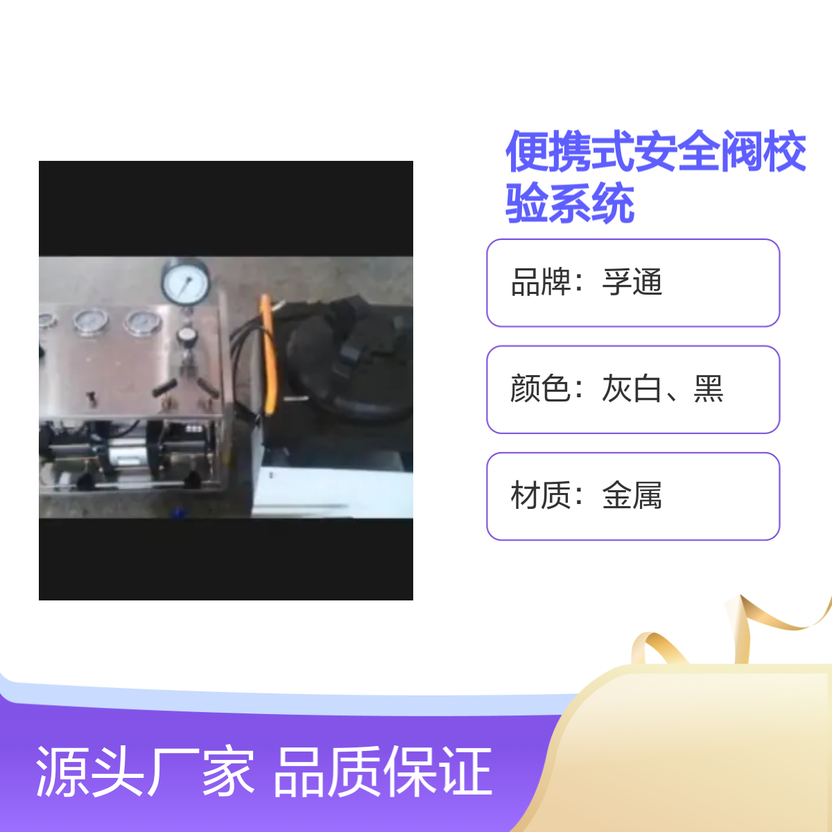 孚通便携式安全阀校验系统FUT型号 品质保证 计算机控制